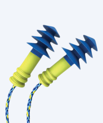 Mack´s ørepropper til svømming 1 par - Ear Seals - Blå/gul