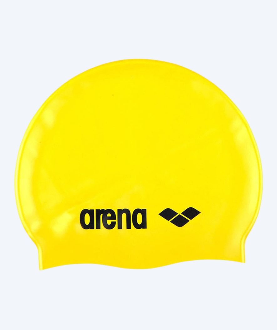 Arena badehette - Classic Silicone - Gul/svart