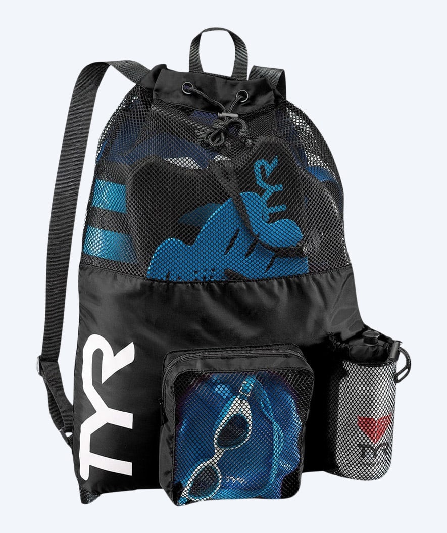 TYR svømmenett - Big Mesh Mummy 40L - Svart