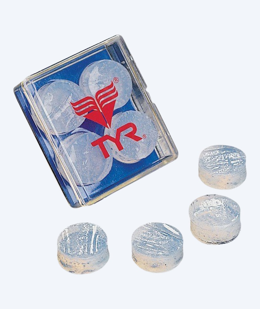TYR ørepropper - Soft Moldable 4 Stk.- Klar