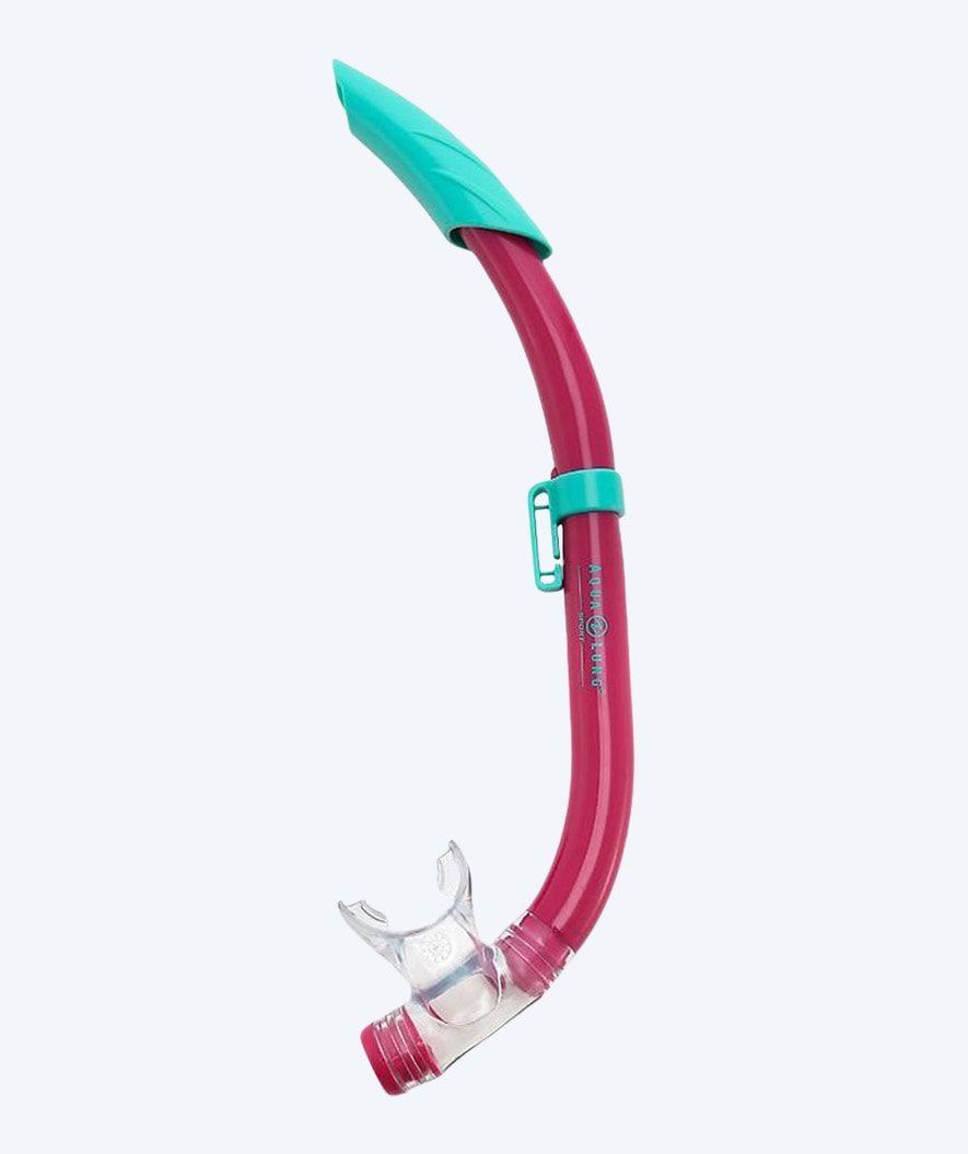 Aqualung semi-dry snorkel til junior - Pike - Lyserød/turkis