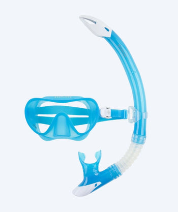Aqualung Combo snorkelsett til voksne - Nabul - Blå/hvit
