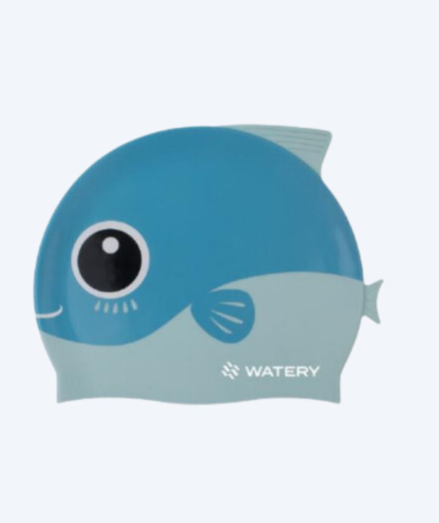 Watery badehette til barn - Fishi - Blue Fish