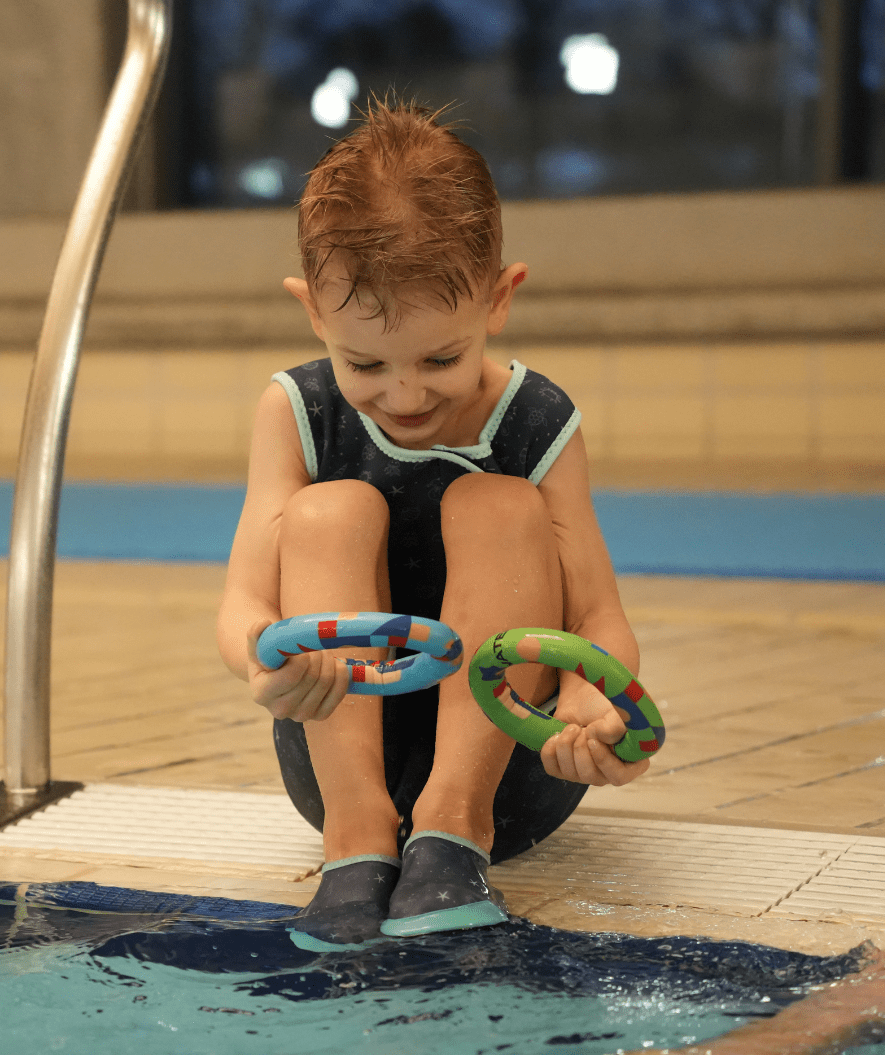 Watery dykkerring - 13 cm - Blå