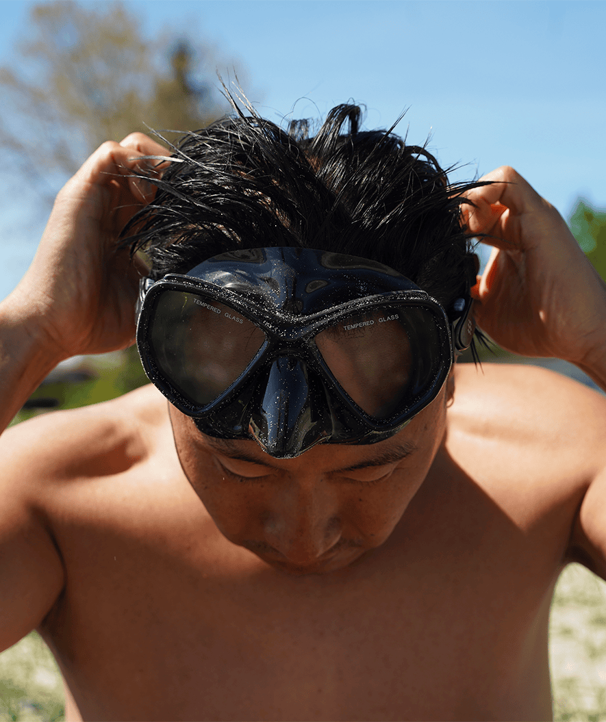 Watery snorkelsett til voksne (fra 15 år) - Fenton/Breeve - Svart