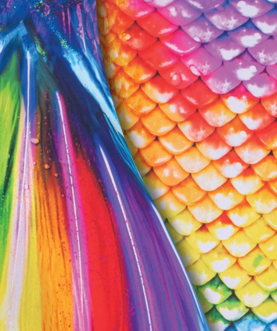 Fin Fun havfruehale til barn - Sett - Rainbow Reef