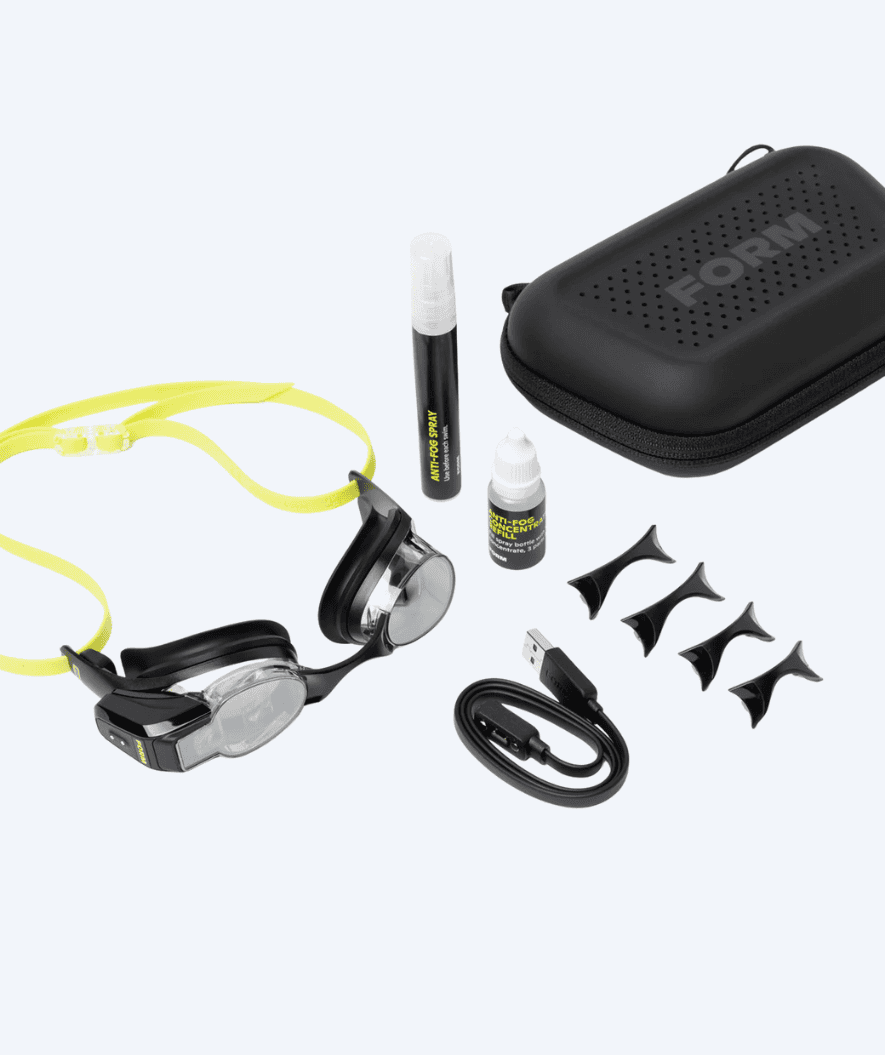 Form Swim skjerm Elite svømmebriller - Smart Swim 2 PRO - Svart/grønn