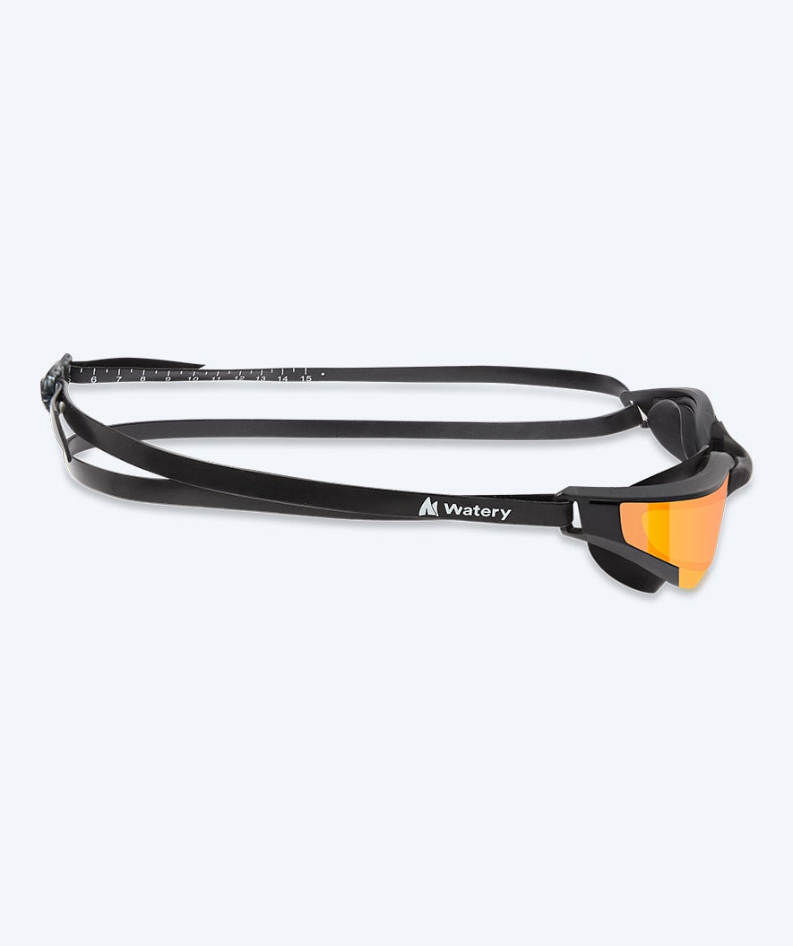 Watery svømmebriller - Instinct Ultra Mirror - Svart/gull