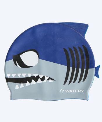 Watery badehette til barn - Dashers - Shark (Blå/grå)