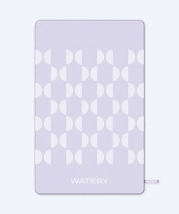 Watery mikrofiberhåndkle (175 x 110 cm) - Rafferty - Dust Purple