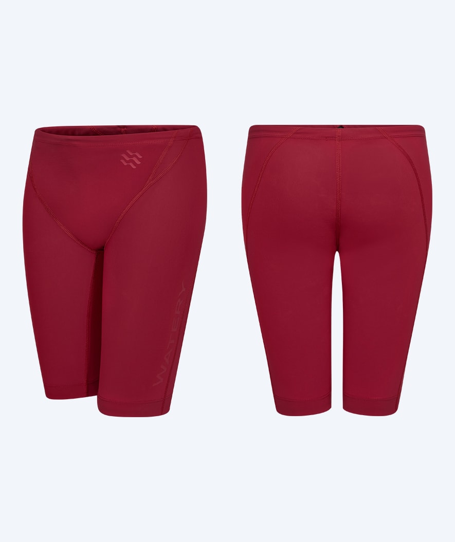 Watery konkurransebukser til gutter - Rapidskin 2.0 - Rød