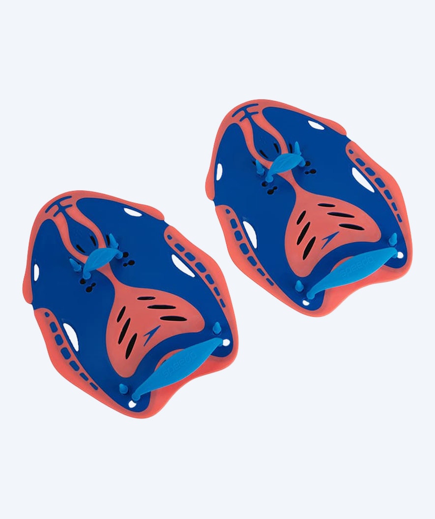 Speedo håndpadler - Biofuse Power - Blå/Oransje