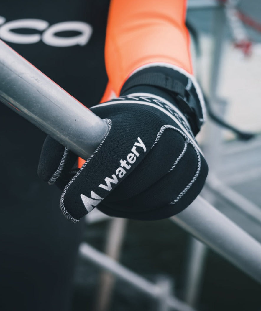 Watery neoprensett - Thermal Reptile (3 mm) - Svart/sølv