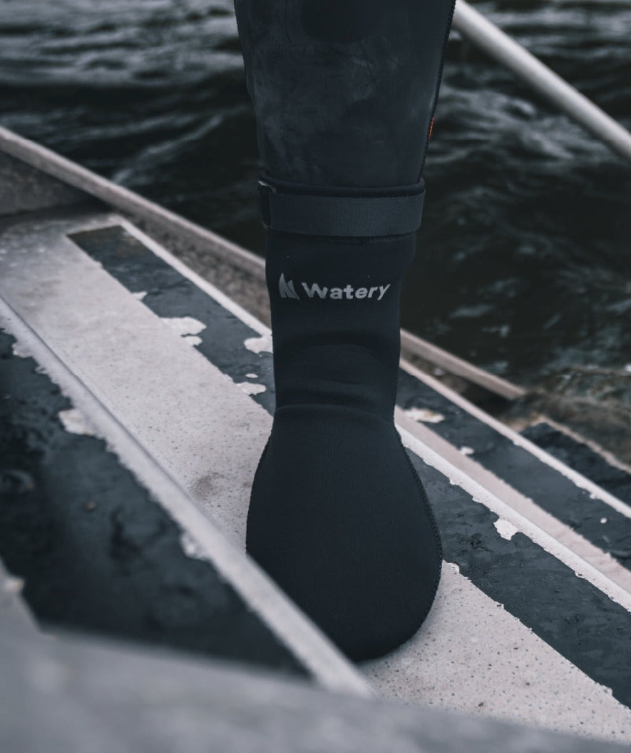 Watery neoprensett - Thermal Reptile (3 mm) - Svart/sølv