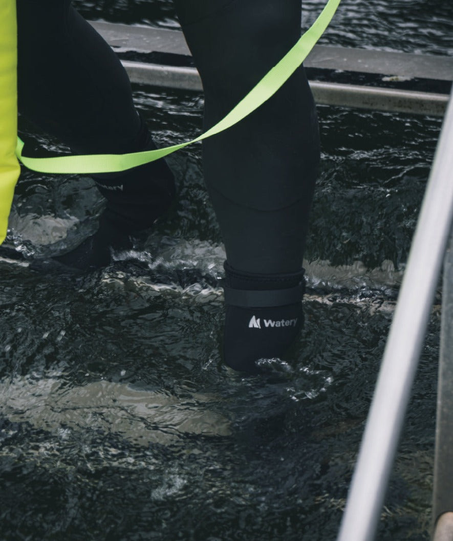 Watery neoprensett - Thermal Reptile (3 mm) - Svart/sølv