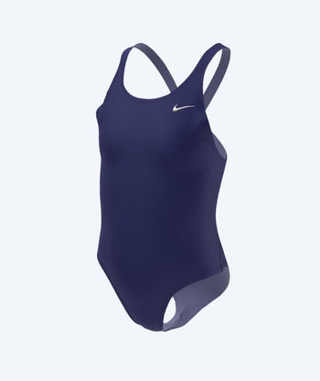 Nike badedrakt til jenter - Hydrastrong Fastback - Mørkeblå