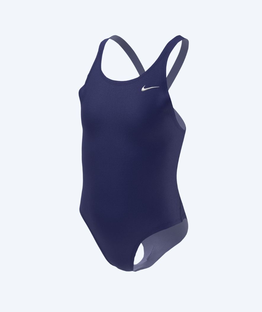 Nike badedrakt til jenter - Hydrastrong Fastback - Mørkeblå