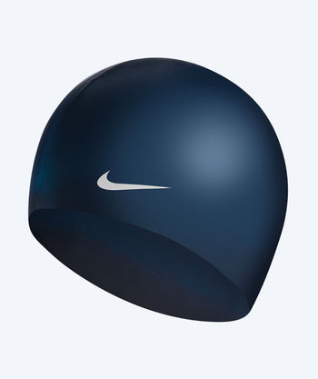 Nike badehette - Solid - Mørkeblå