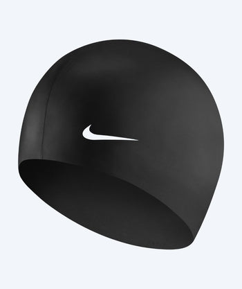 Nike badehette til junior (6-16) - Solid - Svart