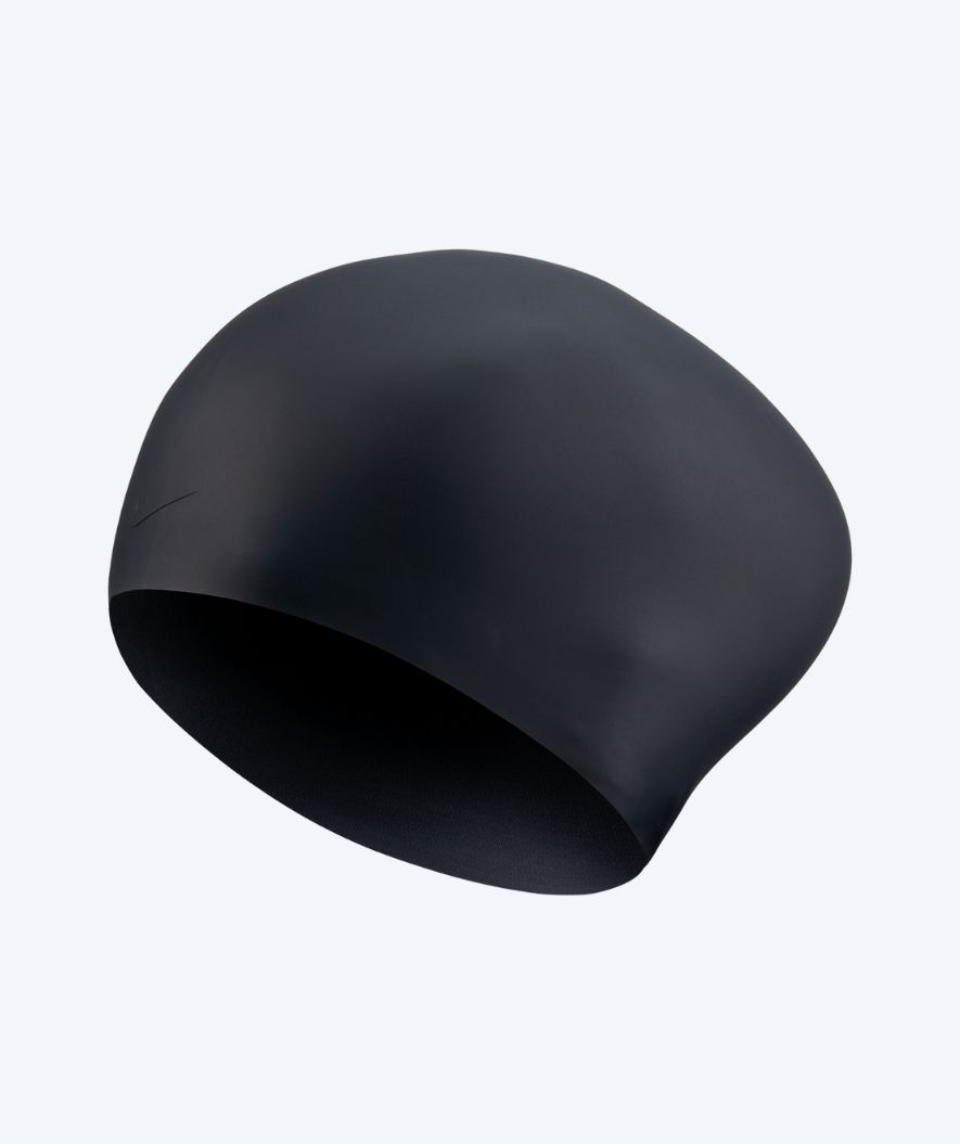 Nike badehette til langt hår - Svart
