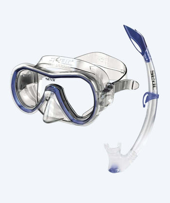 SEAC Combo snorkelsett til barn (fra 12 år) - Giglio MD - Blå