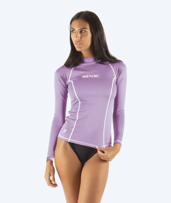 SEAC UV-trøye til dam - T-Sun Long - Lilla/hvit