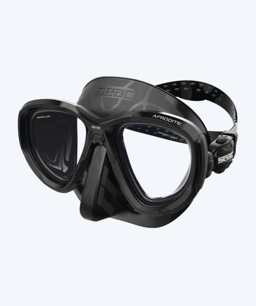 SEAC dykkermaske til voksne - Afrodite - Svart