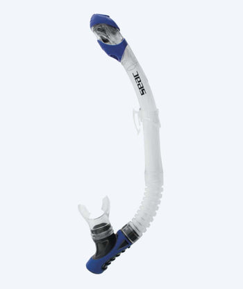 SEAC full-dry snorkel til voksne - Reverse - Hvit/mørkeblå