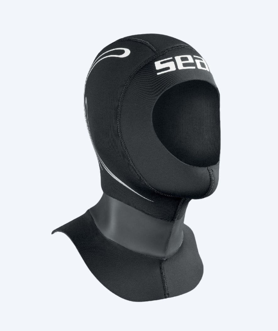 SEAC neopren dykkerhette - Tekno - Svart