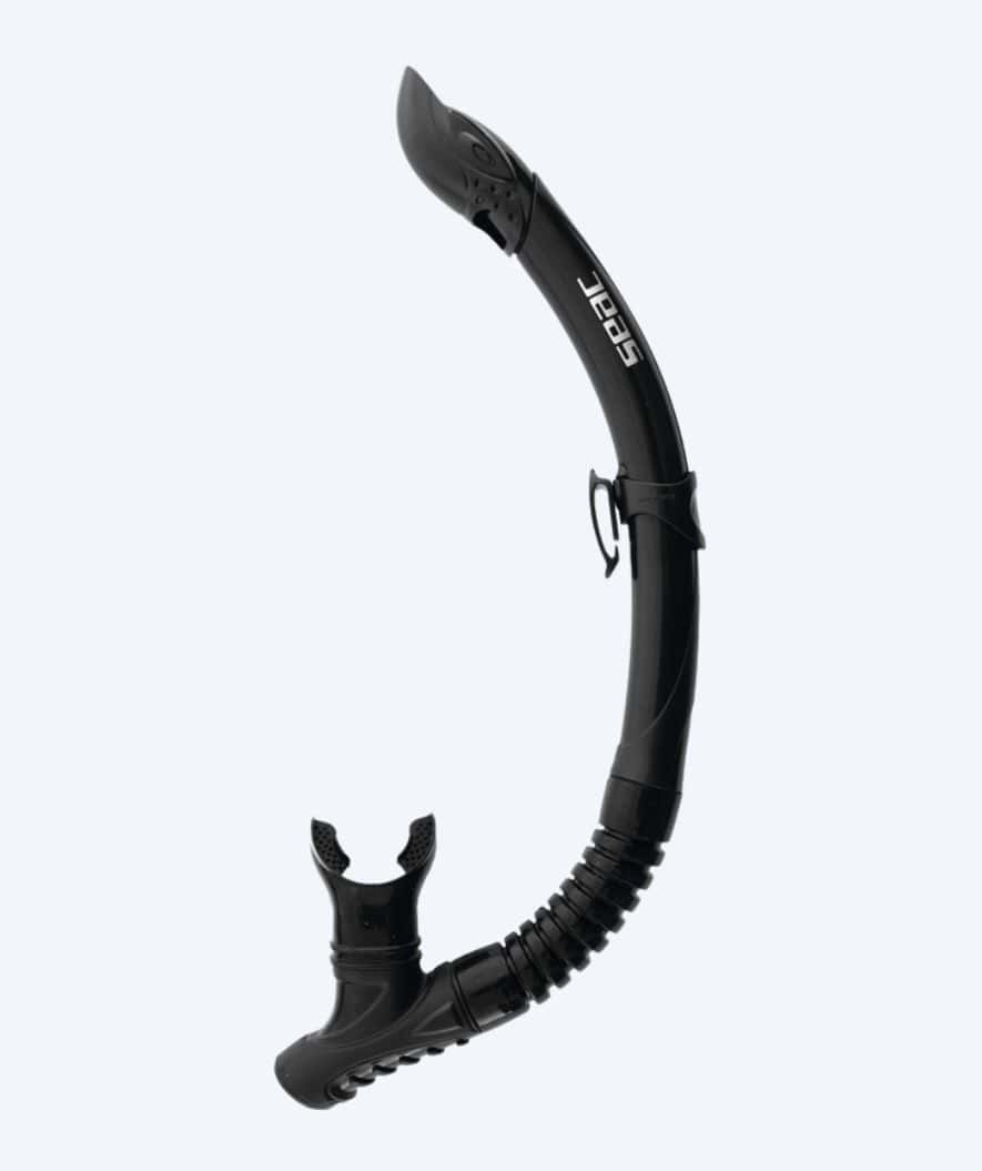 SEAC semi-dry snorkel til voksne - Reverse - Svart