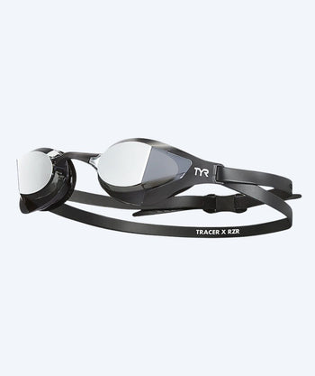 TYR svømmebriller - Tracer-X Racing RZR Mirrored - Svart/sølv