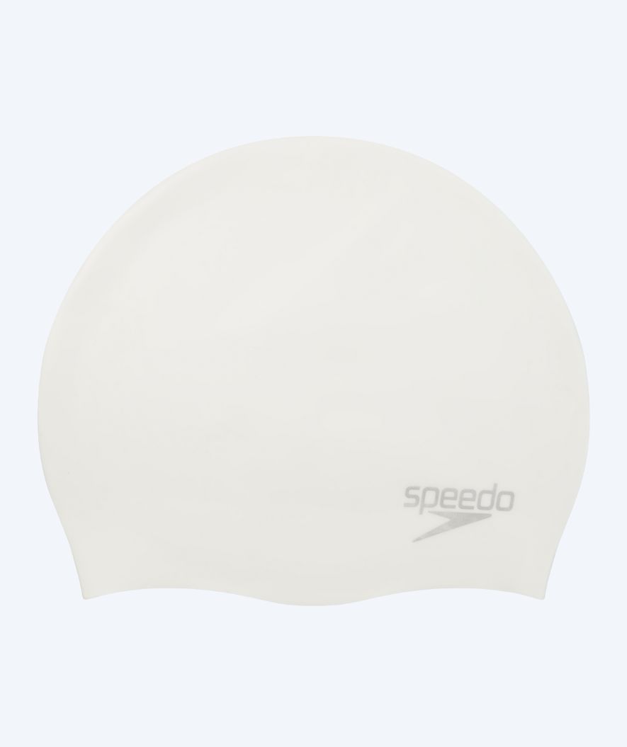 Speedo badehette - Plain Moulded - Hvit