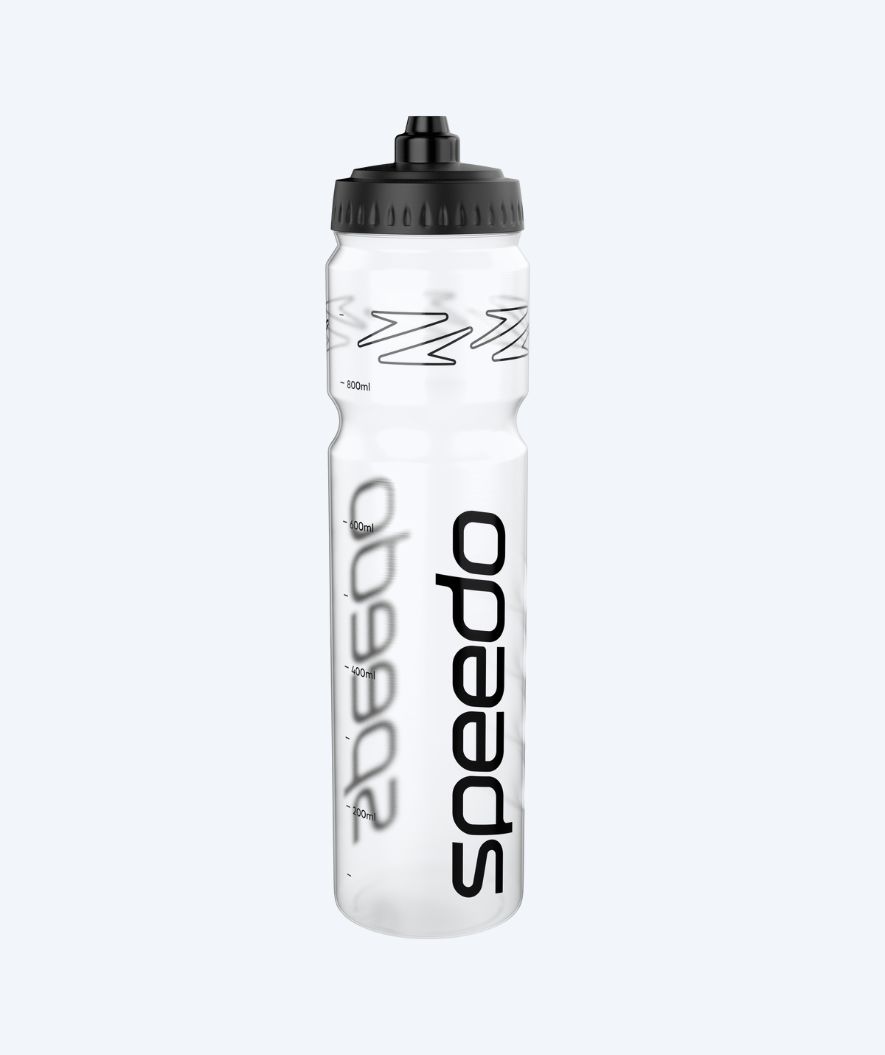 Speedo drikkeflaske - 1LTR - Klar/svart