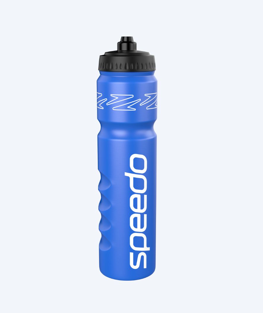Speedo drikkeflaske - 1LTR - Blå/hvit