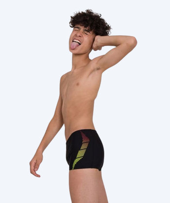 Speedo aquashorts til gutter - Placement Panel - Svart/Gul