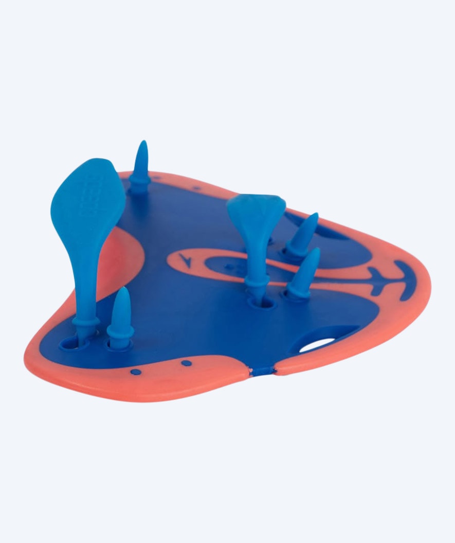 Speedo hånd paddles - Biofuse - Blå/oransje