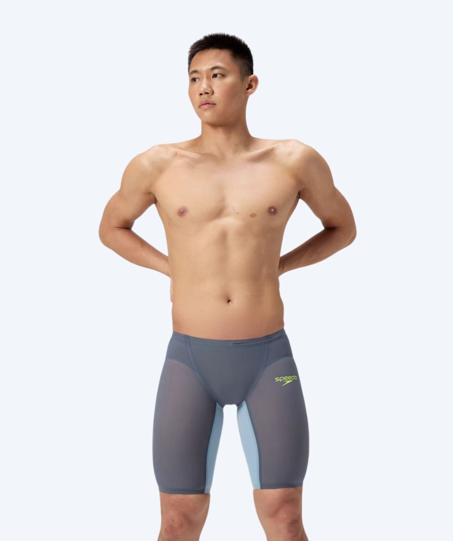 Speedo konkurransebukser til menn - LZR Pure Valor 2.0 - Grå/gul