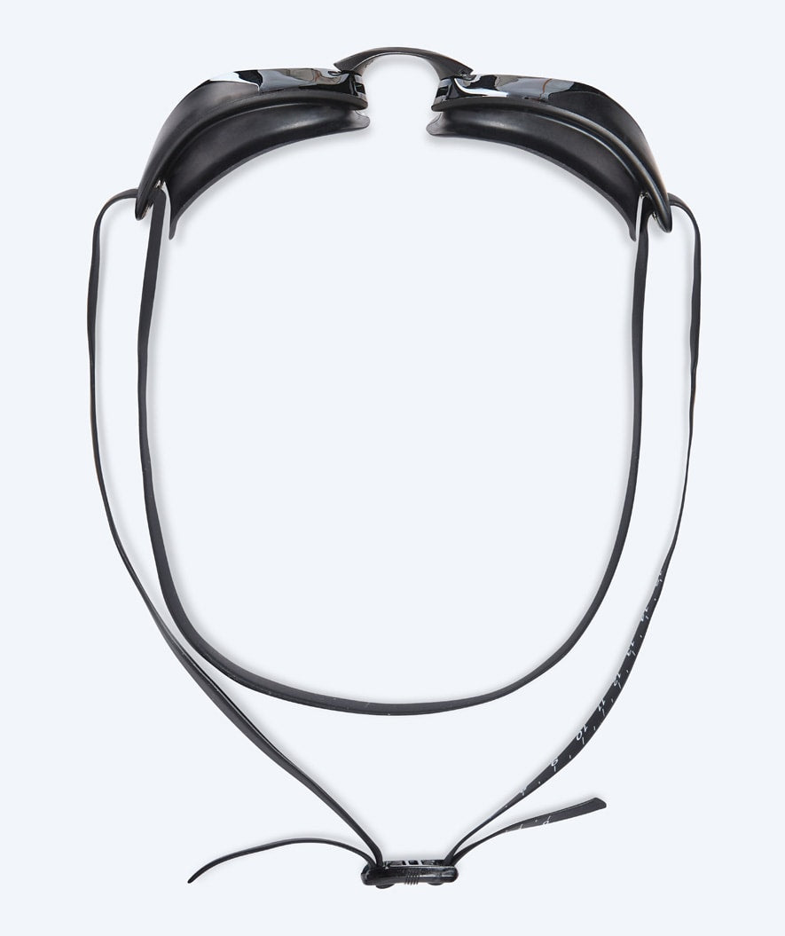 Watery Elite svømmebriller - Poseidon Ultra Mirror - Svart/sølv