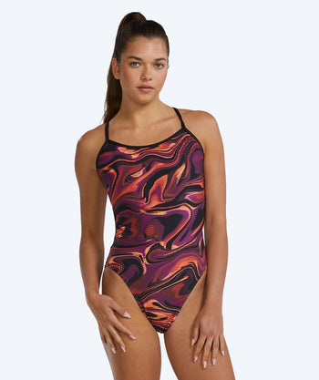 TYR badedrakt til damer - Durafast Elite Trinityfit - Svart/gull