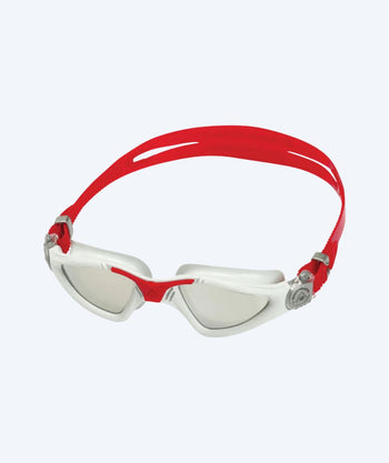 Aquasphere treningsdykkerbriller - Kayenne - Rød/hvit
