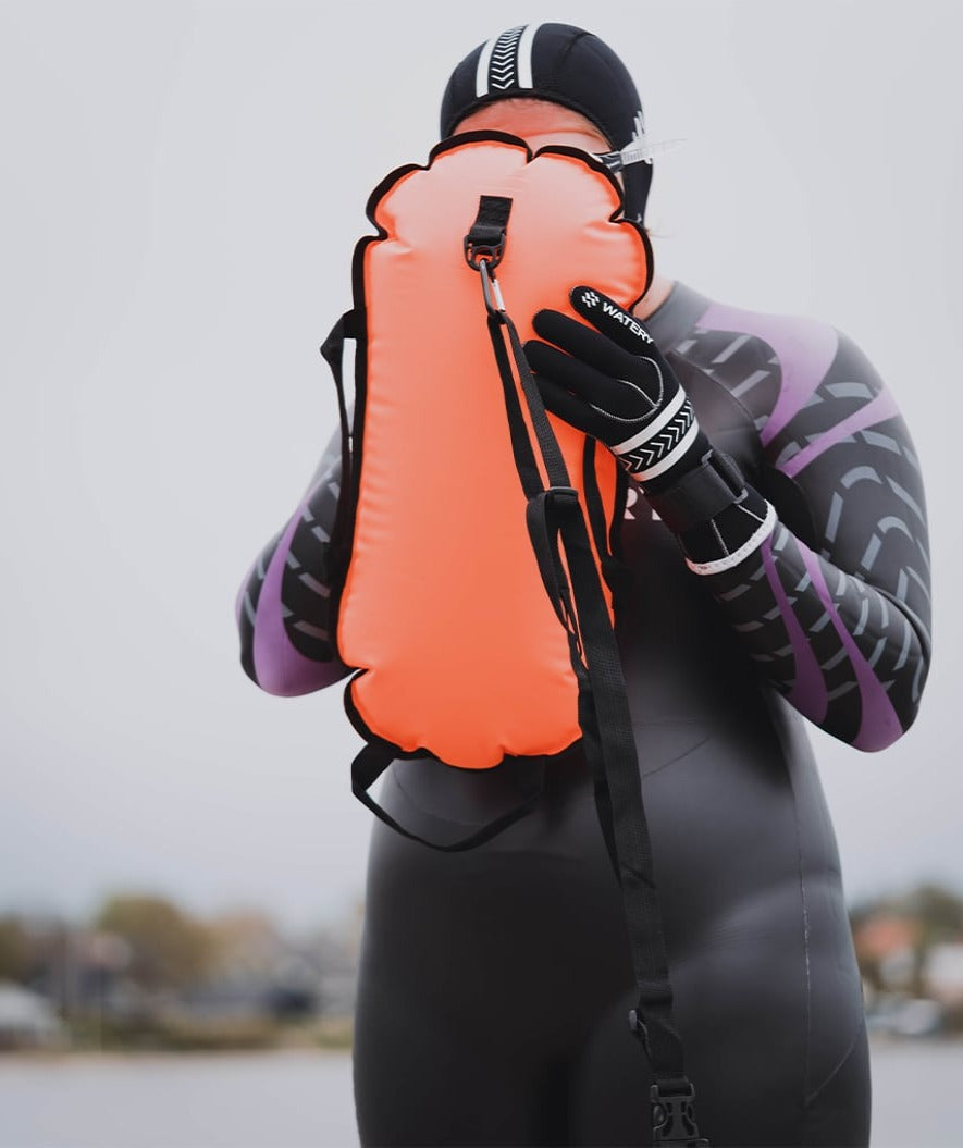 Watery svømmebøye - Carry Straps 28L - Oransje