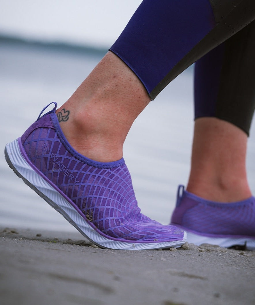 Watery badesko til voksne - Kawaii - Svart