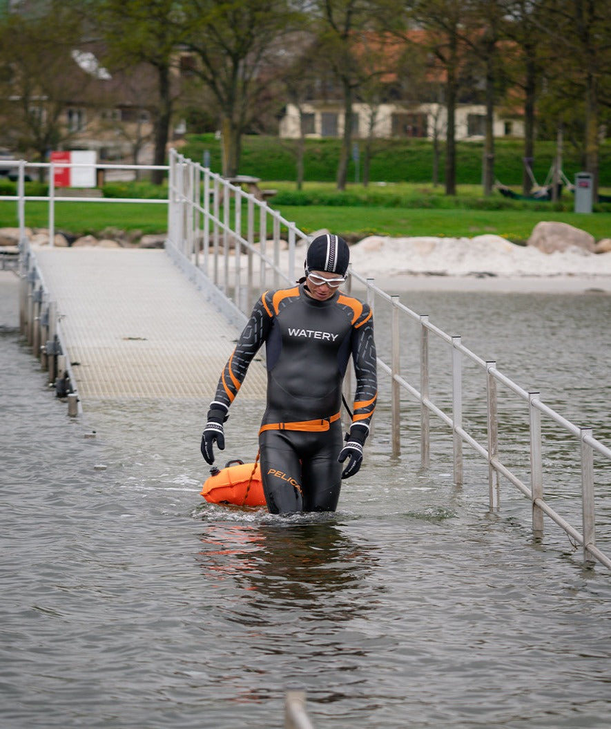 Watery våtdrakt til menn - Pelican - Oransje