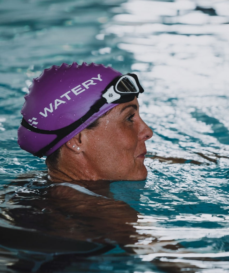 Watery badehette (fra 10 år) - Signature - Oransje