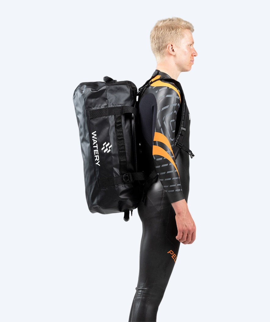 Watery vanntett dufflebag - Swim 50L - Svart