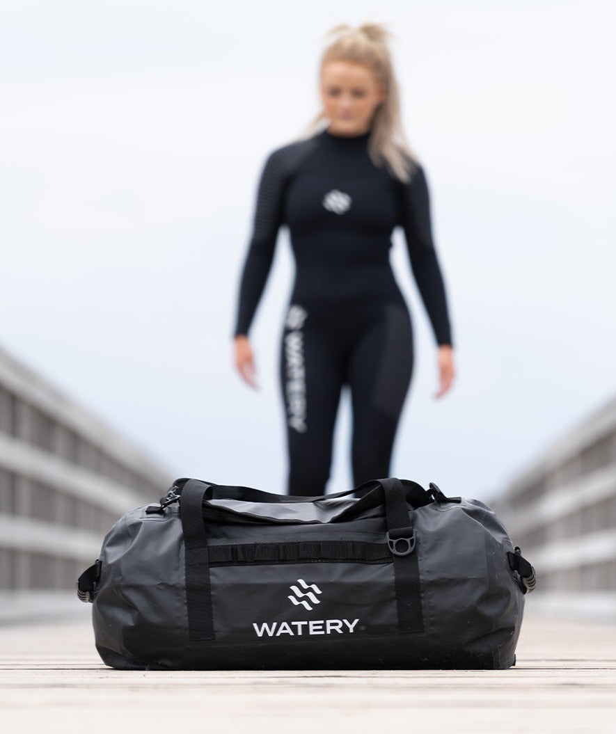 Watery vanntett dufflebag - Swim 50L - Svart