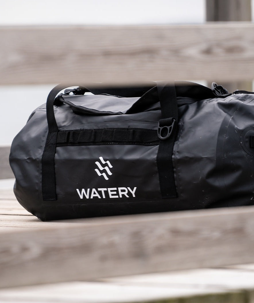 Watery vanntett dufflebag - Swim 50L - Svart