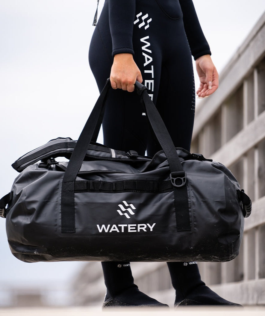Watery vanntett dufflebag - Swim 50L - Svart