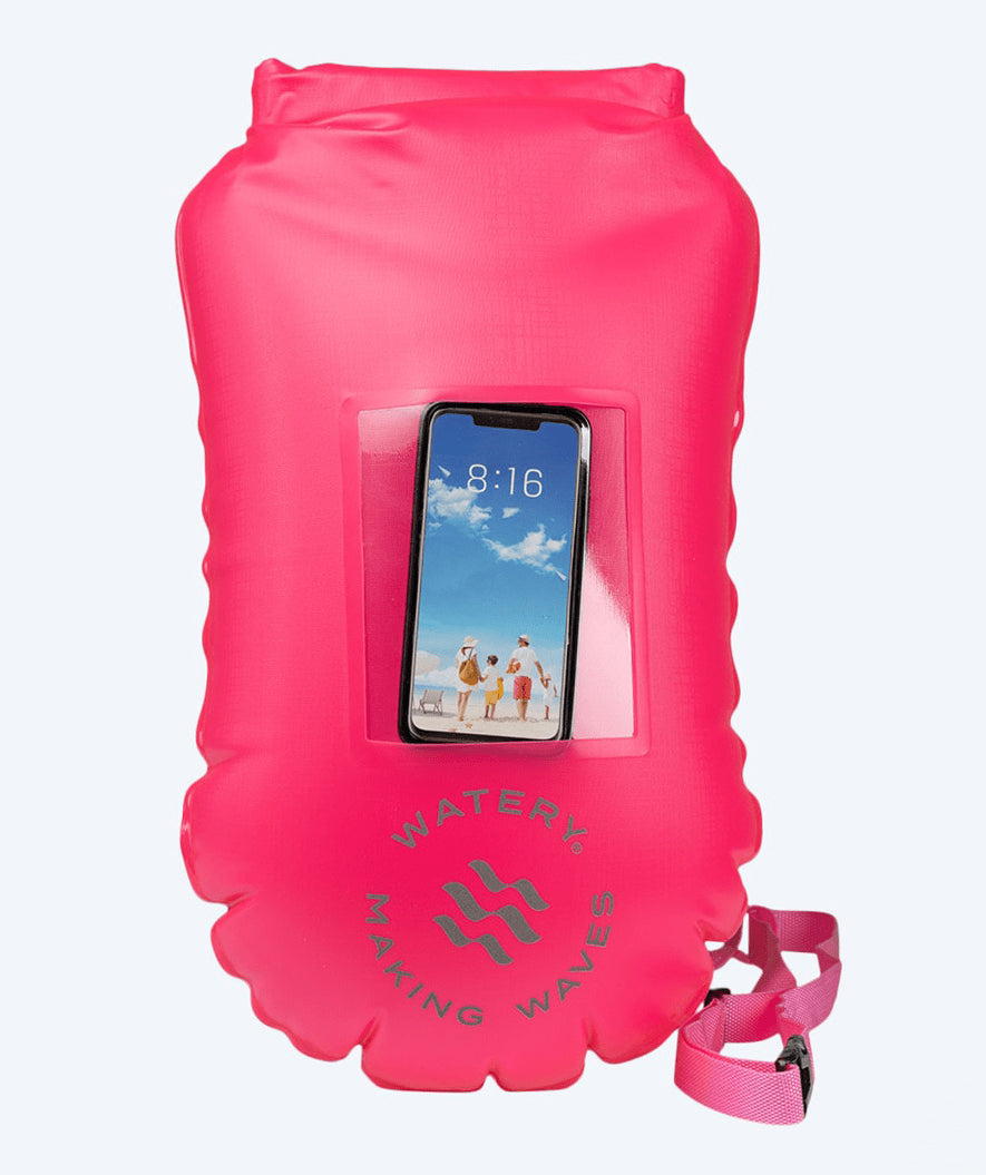 Watery svømmebøye - Window PVC 28L - Rosa