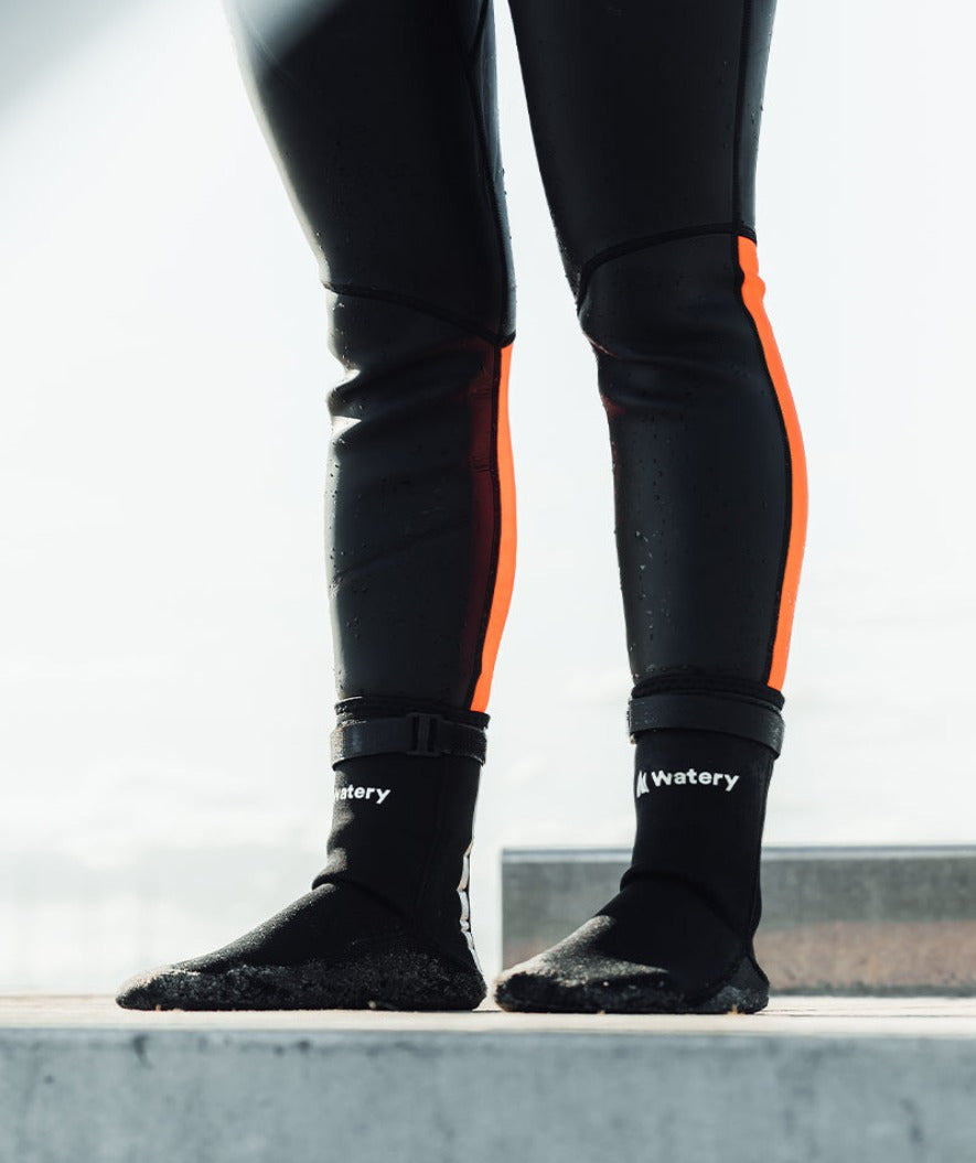 Watery neoprensett - Thermal Reptile (3 mm) - Svart/sølv